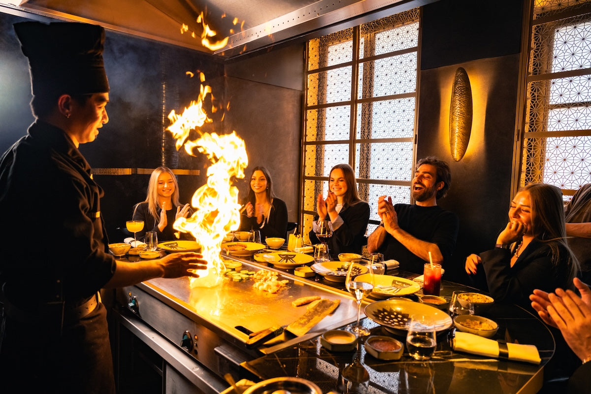 Menu expérience teppanyak Benihana pour deux personnes