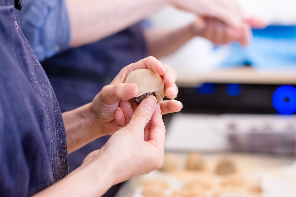 Atelier daifuku mochi chez Tomo