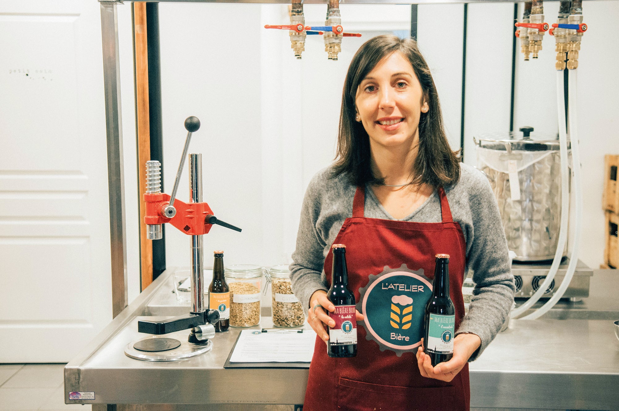 Un atelier de création de bières artisanale "Les Houblonneurs" chez L'Atelier Bière - 2h