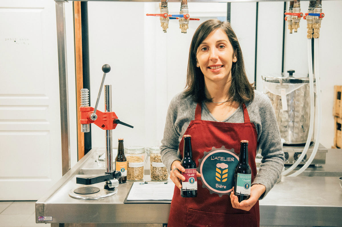 Un atelier de création de bières artisanale "Les Houblonneurs" chez L'Atelier Bière - 2h