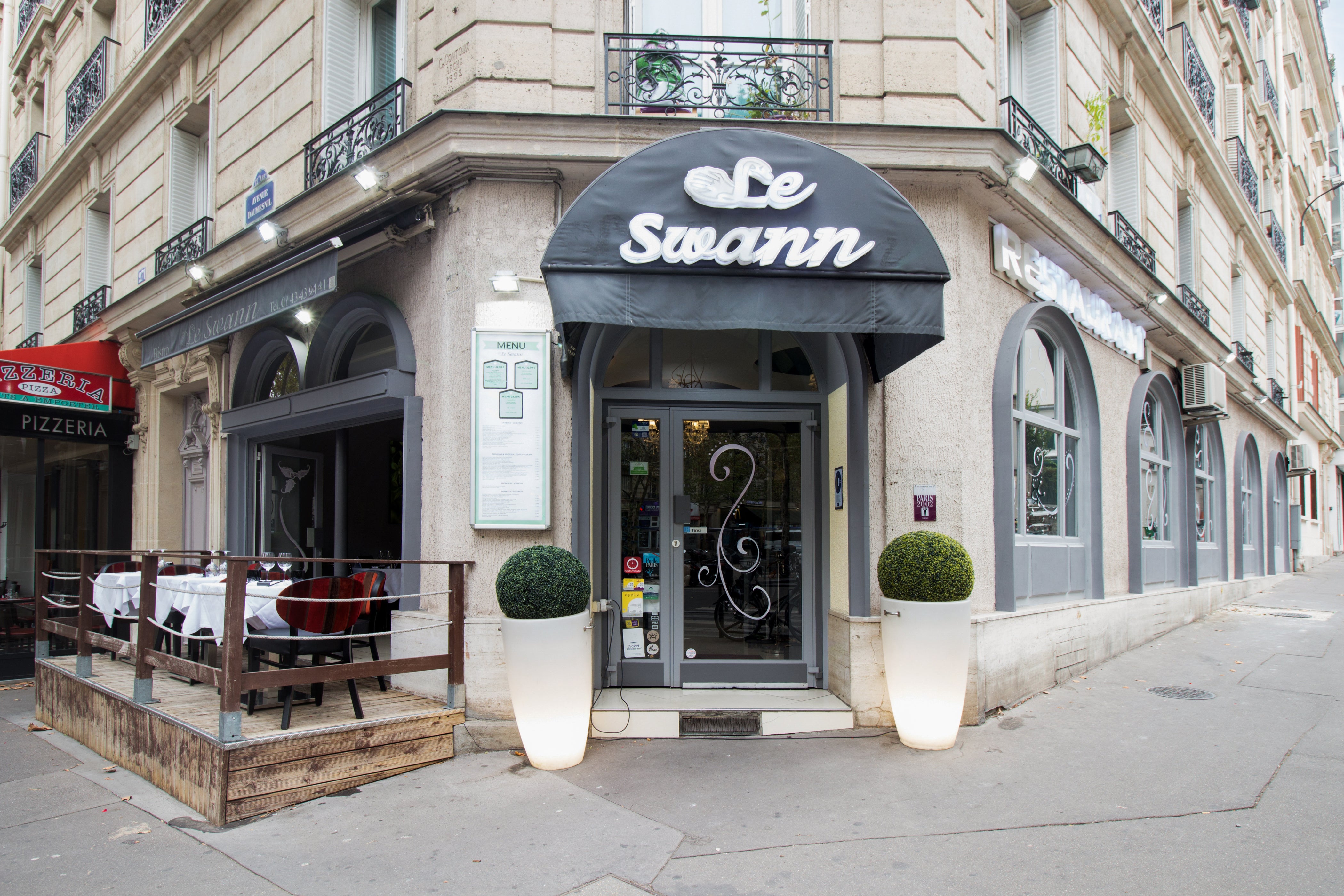 Menu en 3 temps chez Le Swann