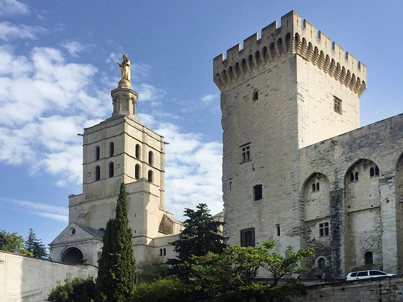 Visite d'Avignon et dégustation de vins Grands Crus