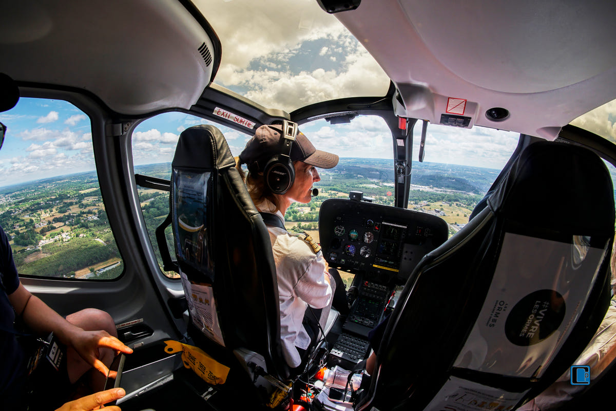 Un vol panoramique en hélicoptère chez Héliberté HJS - La Rochelle - 25 min