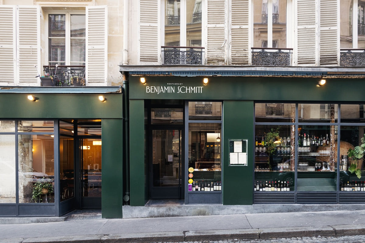 Menu dégustation en 5 services et un verre de vin au Restaurant Benjamin Schmitt