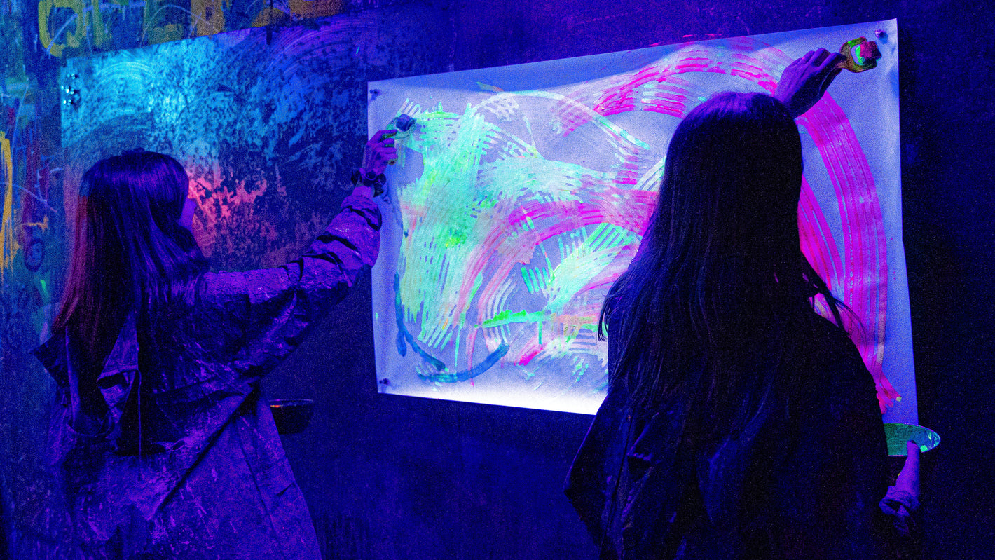 Atelier Peinture Fluorescente chez Color Room - 1h