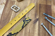 Atelier créatif maroquinerie, ceinture en cuir personnalisée chez Ginès Atelier - 2h