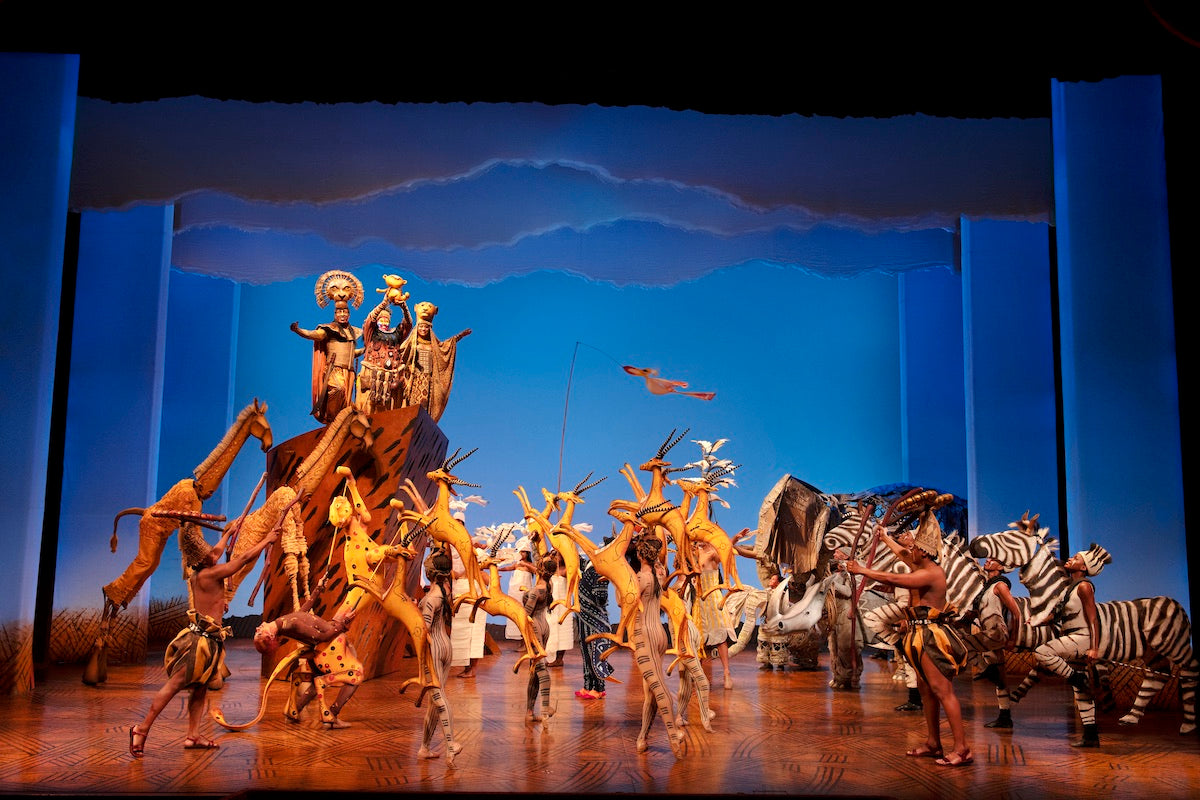 Spectacle Le Roi Lion au théâtre Mogador