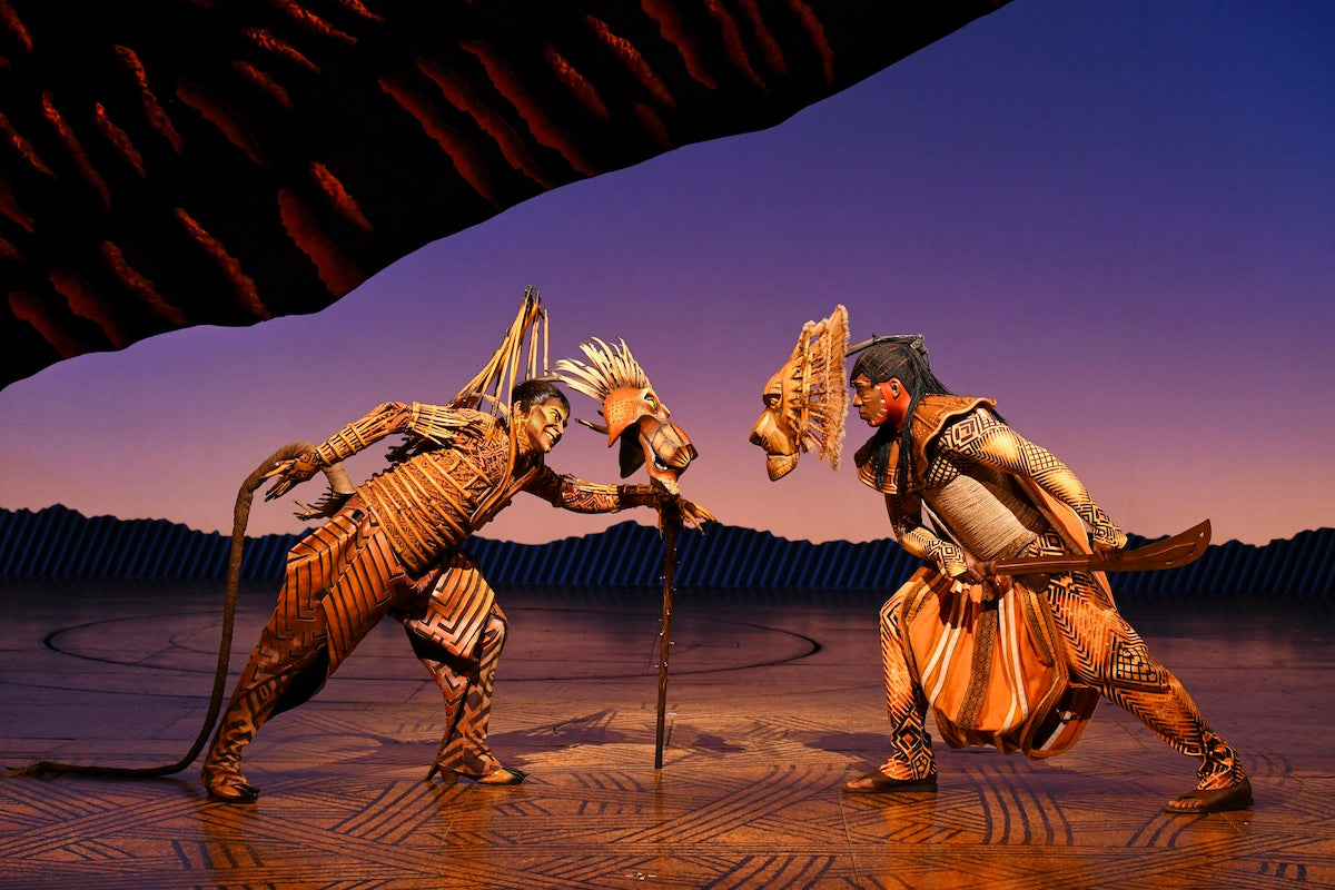 Spectacle Le Roi Lion au théâtre Mogador