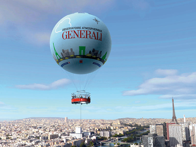 Une élévation en Ballon Generali chez Ballon Generali - 10 min