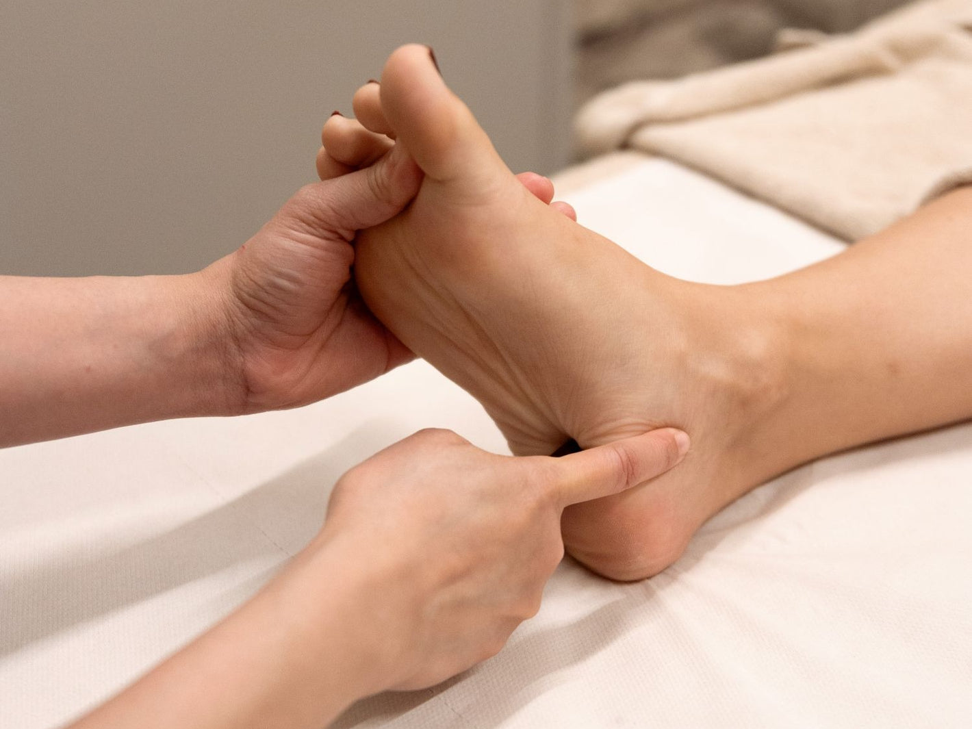 Séance de réflexologie aux huiles naturelles chez Wat&Sens