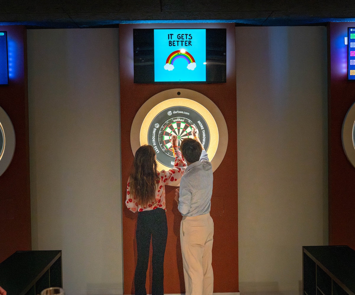 Fléchettes interactives chez Matchplay Society - 1h